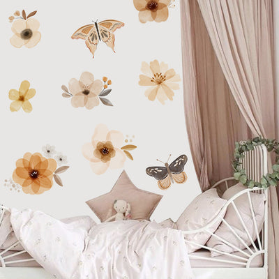 Sticker mural Flores Boho
