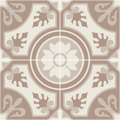 Azulejo Adhesivo Vintage rose dark