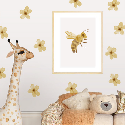 Set Stickers Flores Silvestres Amarillas